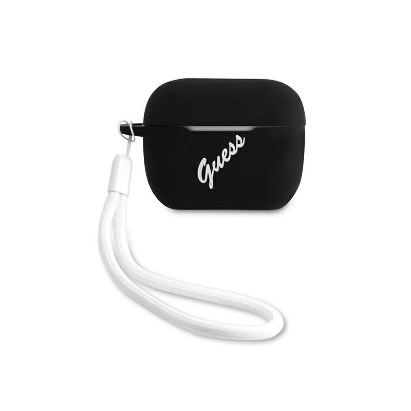 Kryt Guess GUACAPLSVSBW pro AirPods Pro - černobílý