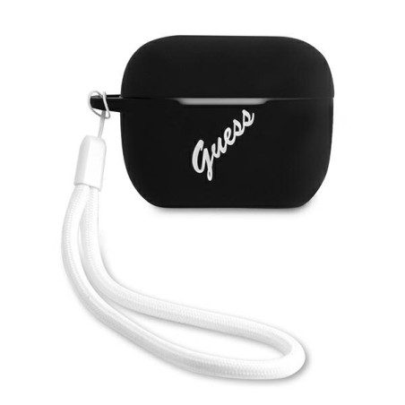 Kryt Guess GUACAPLSVSBW pro AirPods Pro - černobílý