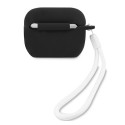 Kryt Guess GUACAPLSVSBW pro AirPods Pro - černobílý