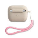 Guess GUACAPLSVSGP silikonové pouzdro AirPods Pro - šedá/růžová