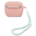Kryt Guess GUACAPLSVSPG pro AirPods Pro – rose green