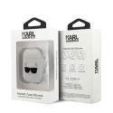 Pouzdro Karl Lagerfeld CHOUPETTE pro AirPods 1/2 - white