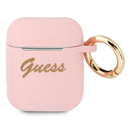 Kryt Guess GUA2SSSI pro AirPods 1/2 - pink/pink