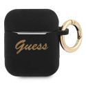 Kryt Guess GUA2SSSK pro Apple AirPods - černá/černá