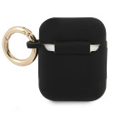 Kryt Guess GUA2SSSK pro Apple AirPods - černá/černá