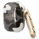 Guess GUA2UCAMG kryt pro AirPods 1/2 - černá/black camo