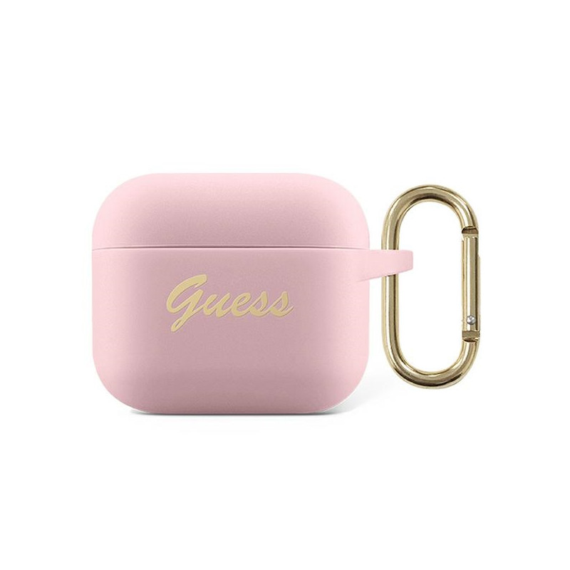 Kryt Guess GUA3SSSI pro Apple AirPods 3 - růžová