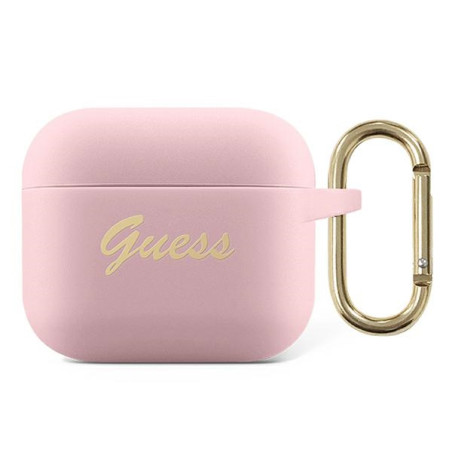 Kryt Guess GUA3SSSI pro Apple AirPods 3 - růžová