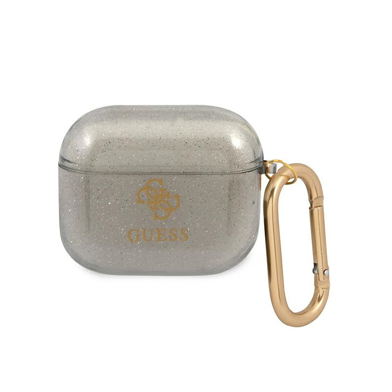 Kryt Guess GUA3UCG4GK pro Apple AirPods 3 - black/black Glitter