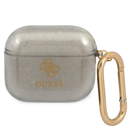 Kryt Guess GUA3UCG4GK pro AirPods 3 - black/black Glitter