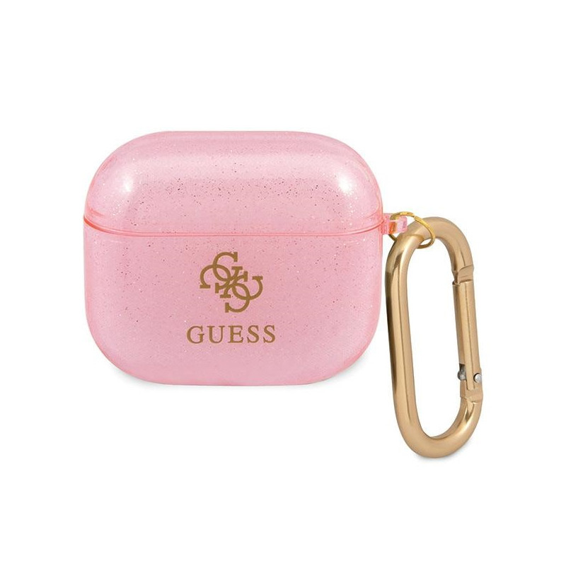 Kryt Guess GUA3UCG4GP pro AirPods 3 - růžová