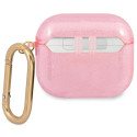 Kryt Guess GUA3UCG4GP pro AirPods 3 – růžová Glitter