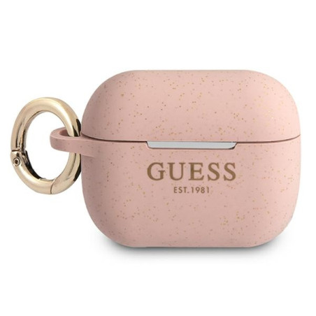 Kryt Guess GUAPSGGEP pro AirPods Pro – růžová
