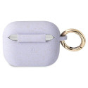 Pouzdro Guess GUAPSGGEU pro AirPods Pro - fialová glitter