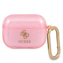 Kryt GUESS GUAPUCG4GP pro AirPods Pro - růžový Glitter