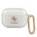 Kryt GUESS GUAPUCG4GT pro AirPods Pro - transparentní glitter