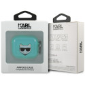 Pouzdro Karl Lagerfeld CHOUPETTE HEAD pro AirPods 3 - modré