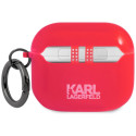 Pouzdro Karl Lagerfeld CHOUPETTE HEAD pro AirPods 3 - růžová