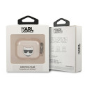 Pouzdro Karl Lagerfeld CHOUPETTE HEAD Glitter pro AirPods 3 - zlaté