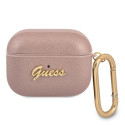 Pouzdro Guess GUAPSASMP pro AirPods Pro - růžová/pink