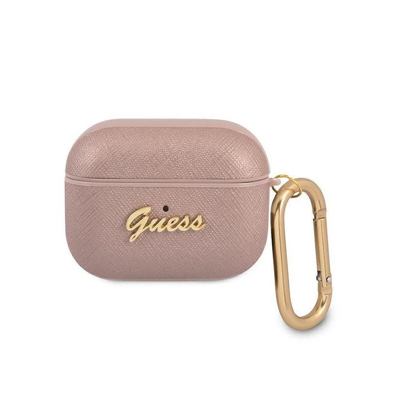 Pouzdro Guess GUAPSASMP pro AirPods Pro - růžová/pink