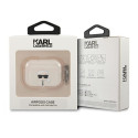 Pouzdro Karl Lagerfeld KARL'S HEAD pro AirPods Pro - zlatá