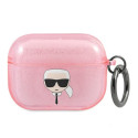 Karl Lagerfeld KARL'S HEAD pouzdro pro AirPods Pro - růžové