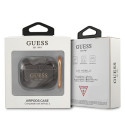 Kryt Guess Marble pro AirPods 3 - černá/černá