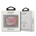 Kryt Guess GUA3UNMP pro AirPods 3 – růžová Marble