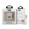 Pouzdro Karl Lagerfeld KARL'S HEAD pro AirPods 1/2 - zlaté