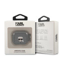 Pouzdro Karl Lagerfeld KARL'S HEAD pro AirPods 3 - černé