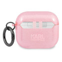 Pouzdro Karl Lagerfeld KARL'S HEAD pro AirPods 3 - růžové