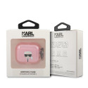 Pouzdro Karl Lagerfeld KARL'S HEAD pro AirPods 3 - růžové