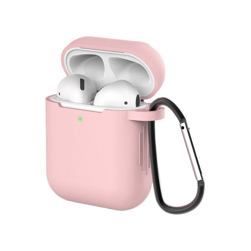 Pouzdro Hurtel pro AirPods 1 / AirPods 2 - růžová