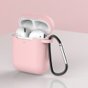 Pouzdro Hurtel pro AirPods 1 / AirPods 2 – růžová