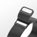 DUX DUCIS Strap Milanese Magnetický kovový řemínek pro Apple Watch 38/40/41mm, černý