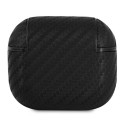 Pouzdro BMW PU Carbon M Collection pro AirPods 3 - černé