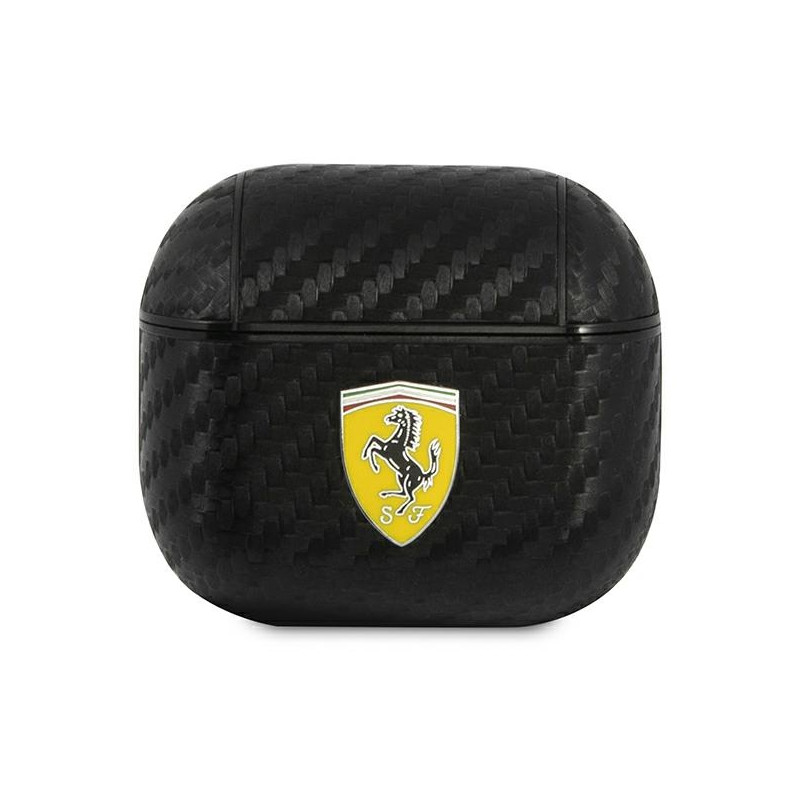 Pouzdro Ferrari ON TRACK pro AirPods 3 - černá/černá