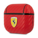 Kryt Ferrari FESA3CARE pro AirPods 3 - červená