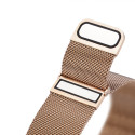 DUX DUCIS Strap Milanese Magnetický kovový řemínek pro Apple Watch 38/40/41mm, růžovo-zlatý