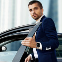 DUX DUCIS Strap Milanese Magnetický kovový řemínek pro Apple Watch 38/40/41mm, růžovo-zlatý