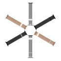 DUX DUCIS Strap Milanese Magnetický kovový řemínek pro Apple Watch 38/40/41mm, růžovo-zlatý