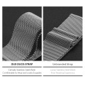 DUX DUCIS Strap Milanese Magnetický kovový řemínek pro Apple Watch 38/40/41mm, růžovo-zlatý