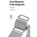 DUX DUCIS Strap Milanese Magnetický kovový řemínek pro Apple Watch 38/40/41mm, růžovo-zlatý