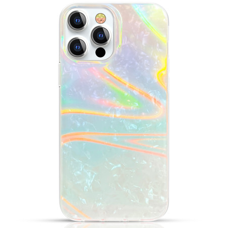 Kryt Kingxbar Shell Series iPhone 13 Pro – pearl-blue
