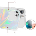 Kryt Kingxbar Shell Series iPhone 13 Pro – pearl-blue