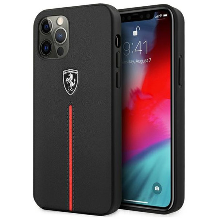 Kryt Ferrari FEOMSHCP12LBK pro iPhone 12 Pro Max