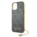 Kryt Guess 4G Charms GUHCN61GF4GGR iPhone 11/XR - šedá