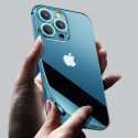 Kryt Joyroom Chery Mirror Case iPhone 13 Pro - stříbrný