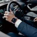 DUX DUCIS Strap Milanese Magnetický kovový řemínek pro Apple Watch 42/44/45/49mm, stříbrný